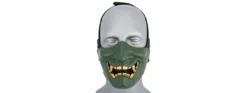 UK Arms Masquerade Masks YOKAI OGRE HALF FACE MASK W/ SOFT PADDING