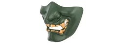 UK Arms Masquerade Masks YOKAI OGRE HALF FACE MASK W/ SOFT PADDING