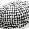 Dorfman Pacific Newsboy Black And White Houndstooth