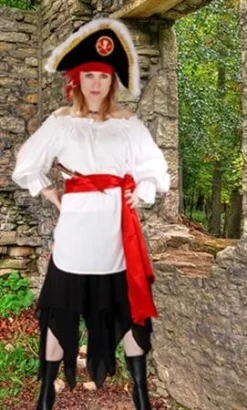 Pirate Dressing McGreedy Pirate Blouse White Pirate & Medieval/Renaissance