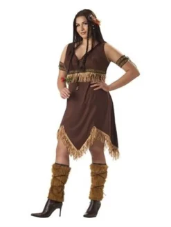 California Costumes Sexy Indian Princess Plus Western & Native American