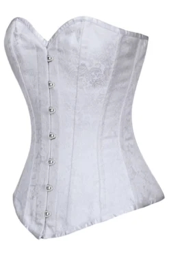 The Corset Company Brocade Overbust White Corsets & Corset Dresses