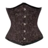 The Corset Company Corset Brown Brocade Underbust Corsets & Corset Dresses