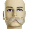 West Bay Santa Moustache White Facial Hair