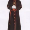 Funny Fashions Religious & Historical Cardinal Black With Red Piping 1 Funny Fashions Religious & Historical Cardinal Black With Red Piping