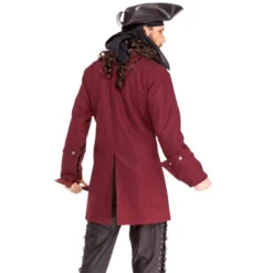 Pirate Dressing Buccaneer Coat Red