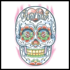 Tinsley Transfers Tattoos & Tattoo Effects El Amor Day Of The Dead
