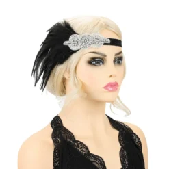 Ceci Jewelry, Inc. Decades Flapper Headband Black Or White
