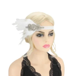 Ceci Jewelry, Inc. Decades Flapper Headband Black Or White