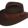 Epoch Fashion Accessory Fedora Wool Felt Indiana Jones Brown Fedoras, Homburgs & Pork Pies 1 Epoch Fashion Accessory Fedora Wool Felt Indiana Jones Brown Fedoras, Homburgs & Pork Pies