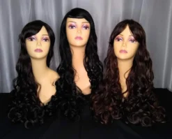 West Bay Saint Extra Long Wavy Wig W/ Bangs