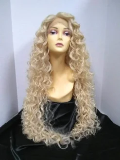 West Bay Black Delilah Long Curly Lace Front Wig