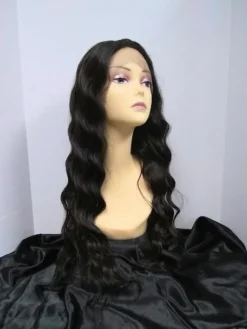 West Bay Nixie Long Waves Lace Front Wig Black