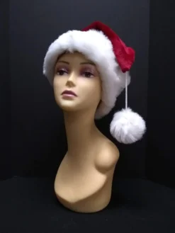 Halco Plush Fur Santa Hat