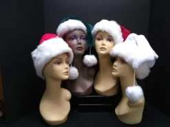 Halco Plush Fur Santa Hat