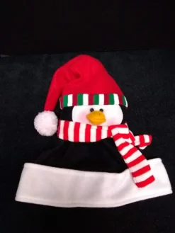 Jacobson Hat Co. Holiday Plush Penguin W/ Santa Hat