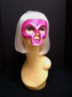 Nocturnal Eclipse Masquerade Masks Skull Face Pink