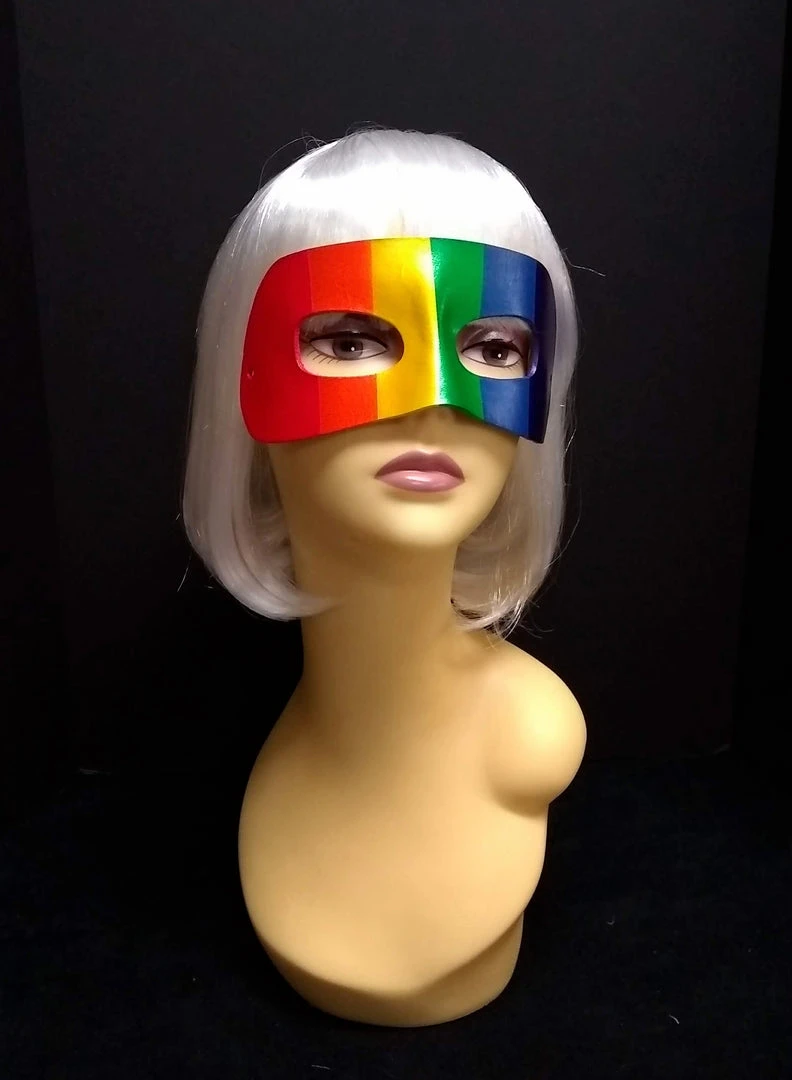 Nocturnal Eclipse Pride Leather Mask 3 Nocturnal Eclipse Pride Leather Mask
