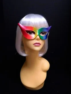 Nocturnal Eclipse Masquerade Masks Mask Rainbow Cateye