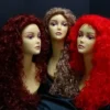 West Bay Butterfly Long Curly Wig Auburn