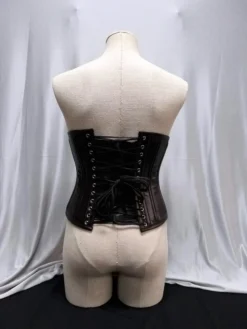 The Corset Company Black Leatherette Corset