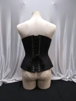 The Corset Company Corset Black Cotton Overbust