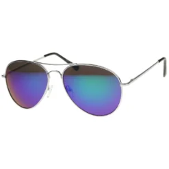 NAGIK Corp Aviator Mirrored Assorted Color Sunglasses