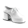 Ellie Shoes Platform White Patent Men's Shoes
