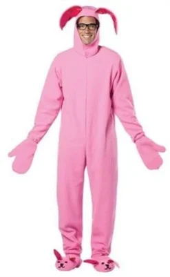 Rasta Imposta Holiday Pink Bunny Suit Christmas Story