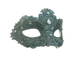 KBW Global Corp Mask Venetian Lace W/ Stones Masquerade Masks