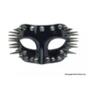 KBW Global Corp Masquerade Masks Mask Spiked Silver 2 KBW Global Corp Masquerade Masks Mask Spiked Silver
