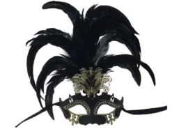 KBW Global Corp Venetian Cutout W/ Foil And Feathers
