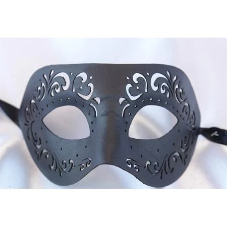 KBW Global Corp Masquerade Masks Pleather Mask W/ Swirls 3 KBW Global Corp Masquerade Masks Pleather Mask W/ Swirls