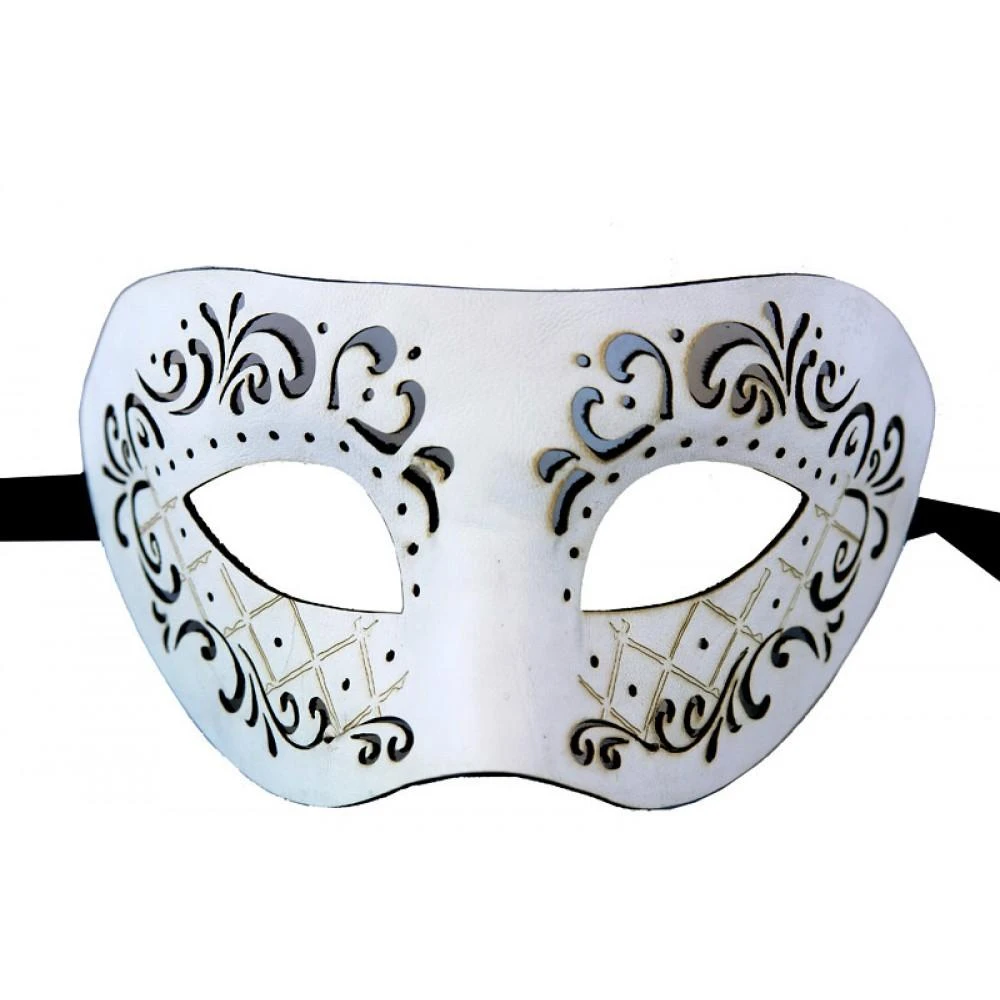 KBW Global Corp Masquerade Masks Pleather Mask W/ Swirls 5 KBW Global Corp Masquerade Masks Pleather Mask W/ Swirls