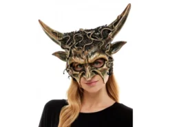 KBW Global Corp Mask Woodland Demon Green Masquerade Masks