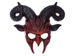 KBW Global Corp Masquerade Masks Blood Red Devil Mask