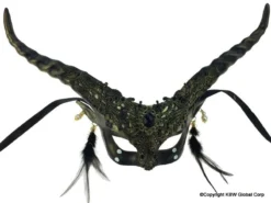 KBW Global Corp Masquerade Masks Venetian Lace Horned Mask 8 KBW Global Corp Masquerade Masks Venetian Lace Horned Mask
