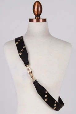 Fame Accessories Decades Triple Punch Hole Fuax Leather Belt Strap