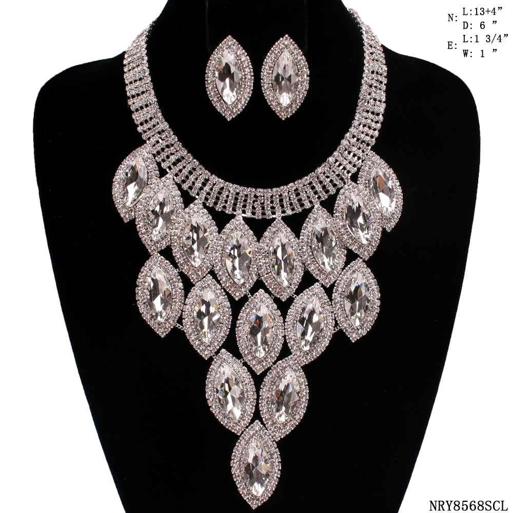 Ceci Jewelry, Inc. Marquis Rhinestone Necklace And Matching Earrings Necklaces & Earrings 3 Ceci Jewelry, Inc. Marquis Rhinestone Necklace And Matching Earrings Necklaces & Earrings