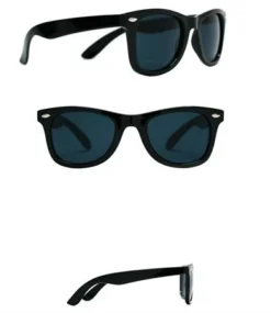 ApparelCandy Black Horn-Rimmed Glasses Smoke Lens