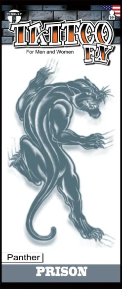 Tinsley Transfers Tattoos & Tattoo Effects Panther
