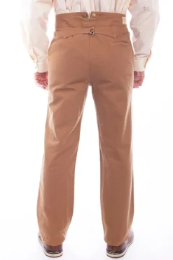 Scully Range Wear Steampunk & Victorian Tan Cotton Canvas Pants