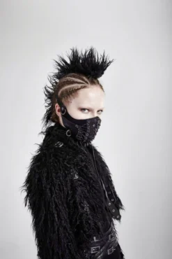 Western Fashion COVID Masks & Gear Mask Punk W/ Lacing And Studs