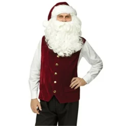 Halco Holiday Red Velvet Santa Vest