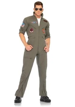 Leg Avenue Top Gun Flight Suit Set Movies/TV/Games