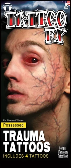 Tinsley Transfers Tattoos & Tattoo Effects Possessed Veins