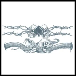 Tinsley Transfers Tattoos & Tattoo Effects Snake