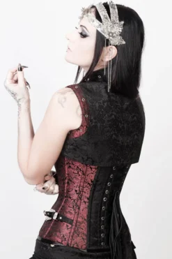 The Corset Company Overbust Red-Black W-Belt & Jacket Corsets & Corset Dresses