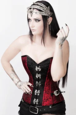 The Corset Company Overbust Red-Black W-Belt & Jacket Corsets & Corset Dresses 7 The Corset Company Overbust Red-Black W-Belt & Jacket Corsets & Corset Dresses