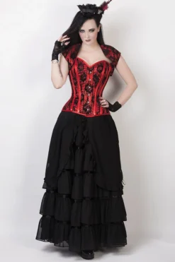 The Corset Company Steampunk & Victorian Black Long Victorian Inspired Skirt